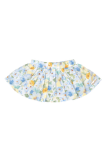 Natini Rok bloemen - blauw/geel