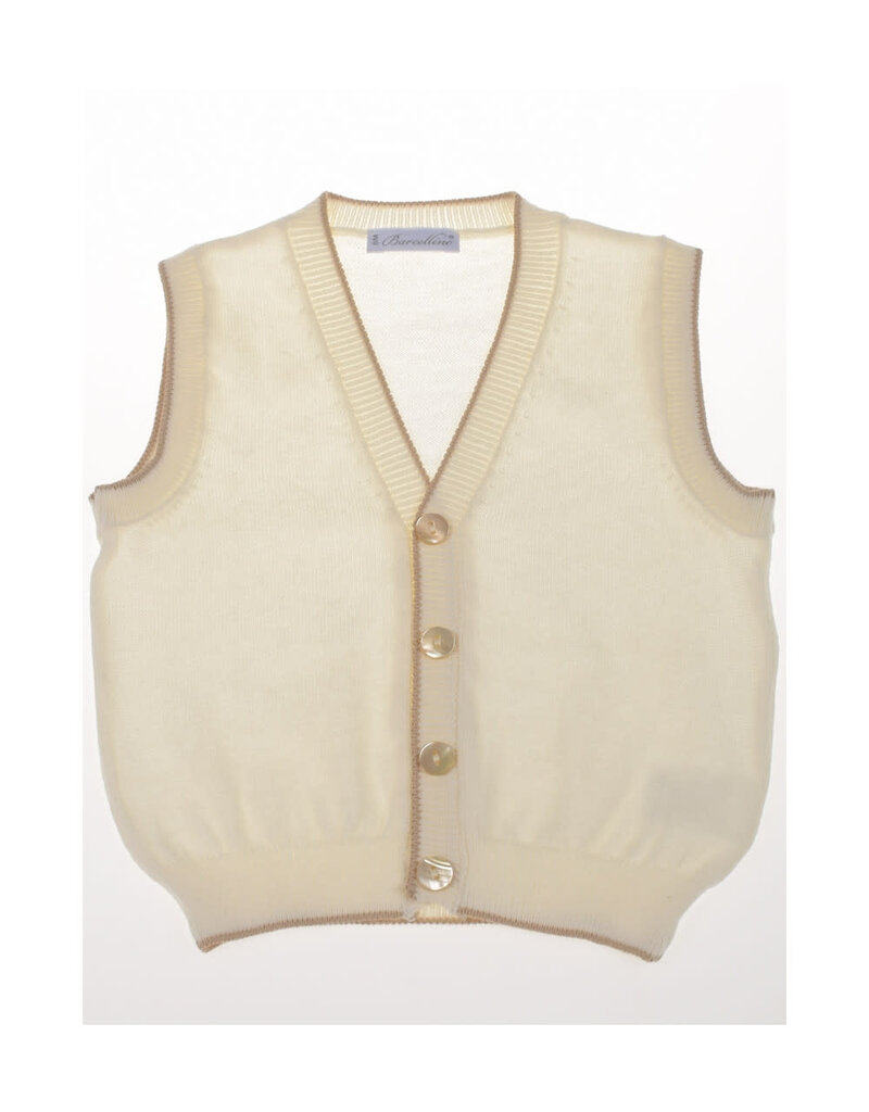 Barcellino Barcellino gilet beige 2J