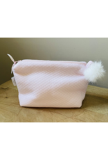 living nature Toilettas losange roze met pompon