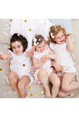 Teddies & Stories Teddies & Stories - Aline girls pyjama kort - roze