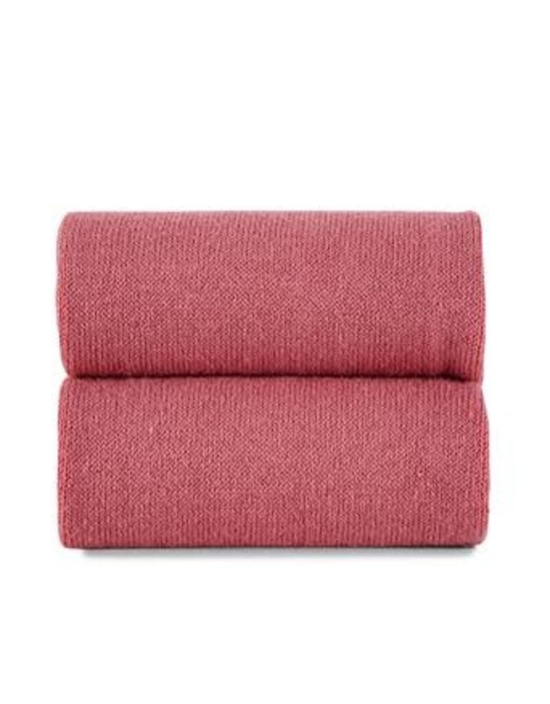 Condor Kniekous  met satijnen strik- 521 carmin