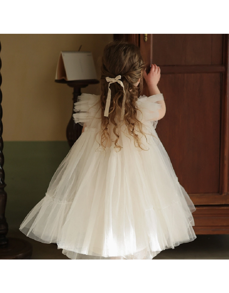 Feestelijke tulle jurk - wit