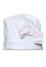 First First - newborn muts XL strik - White pink