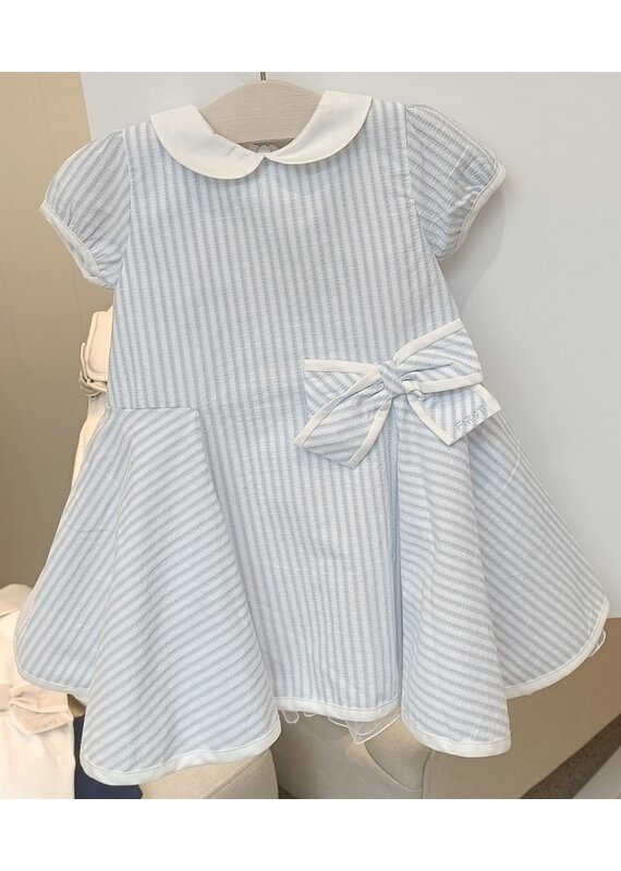 First First - BO G dress chic tulle with bloomer - Azzuro