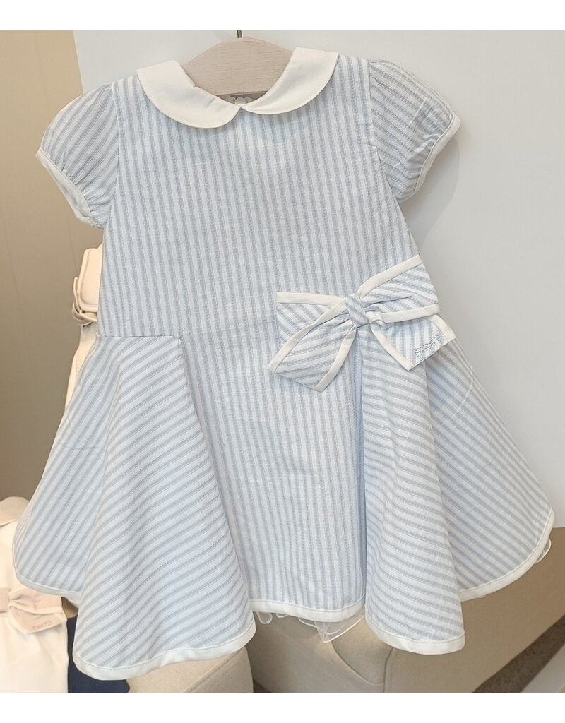 First First - BO G dress chic tulle with bloomer - Azzuro