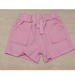 Laranjinha Shorts met jacquard zakjes-Pink