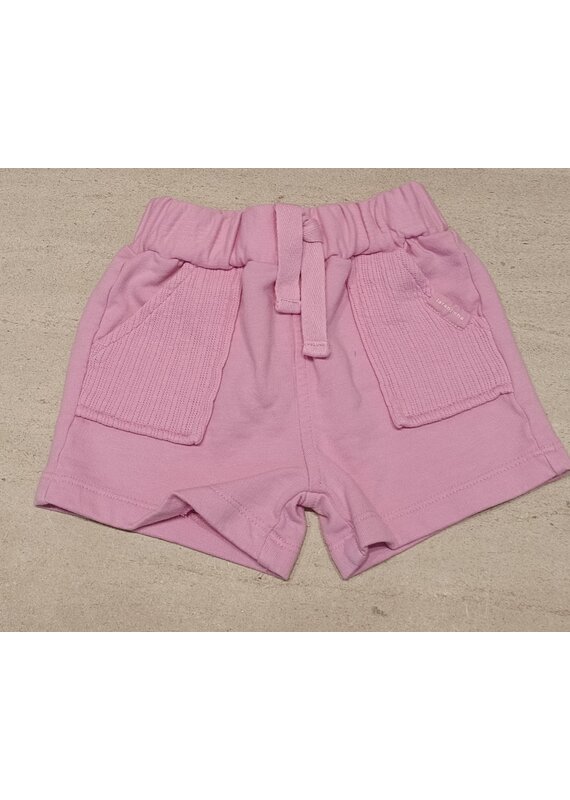 Laranjinha Shorts met jacquard zakjes-Pink