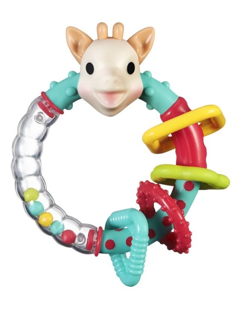 Sophie la girafe Sophie de giraf - Multi textuur rammelaar