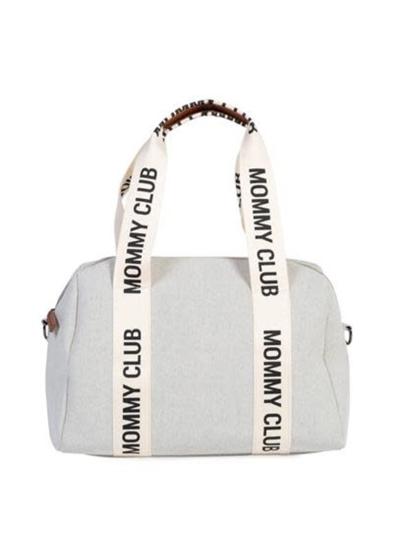 Childhome Mommy club ® Verzorgingstas - Signature - Off white (licht grijs)