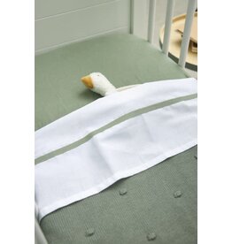 Wiegdeken mini knots - forest green - 75x100cm