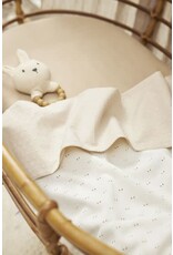 Wiegdeken - Bamboe Ajour  off white - 75x100cm