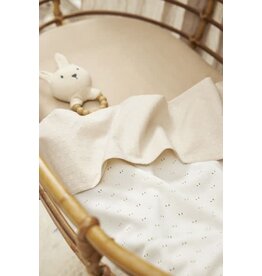 Wiegdeken - Bamboe Ajour  off white - 75x100cm