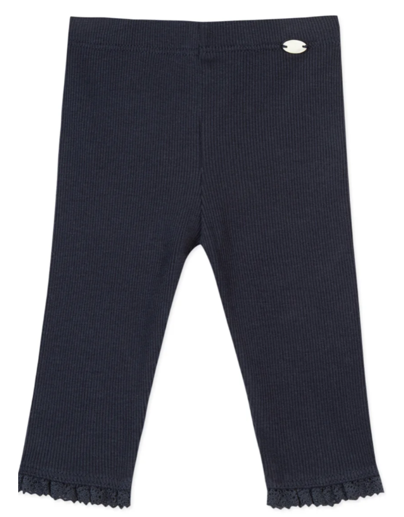 Tartine & Chocolat Tartine & Chocolat - legging katoen borduur - marine