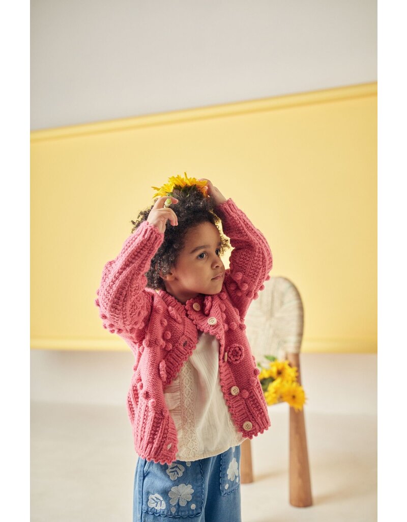 Louise Misha Cardigan - Sandy - Candy pink