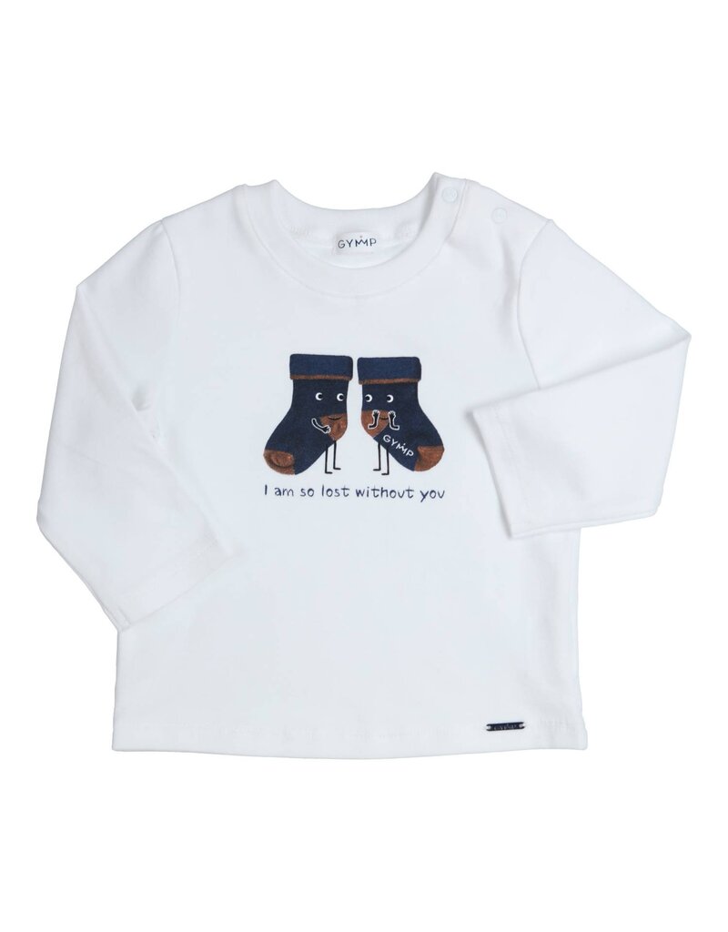 Gymp Longsleeve-sokjes- wit