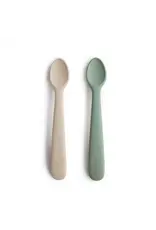 Mushie MUSHIE - Babyspoon - CAMBRIGDE BLUE/SHIFTING SAND