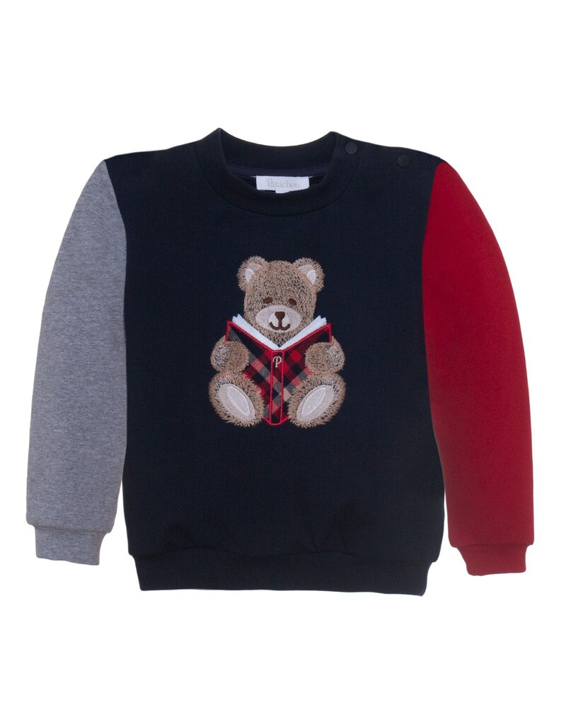 Patachou Patachou-sweater-marine-beer