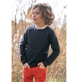 Tartine & Chocolat Tartine et Chocolat - klassiek trui blauw
