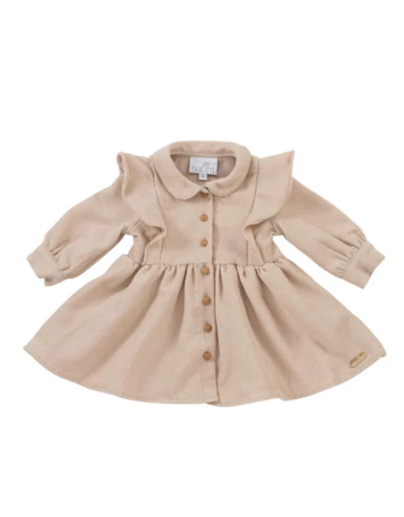 Natini Natini - Jurk Stefany beige (glinstering)