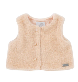 Natini Natini-gilet fur flower_PINK