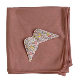 Baby Gi Baby Gi-dekentje Old pink- Angel