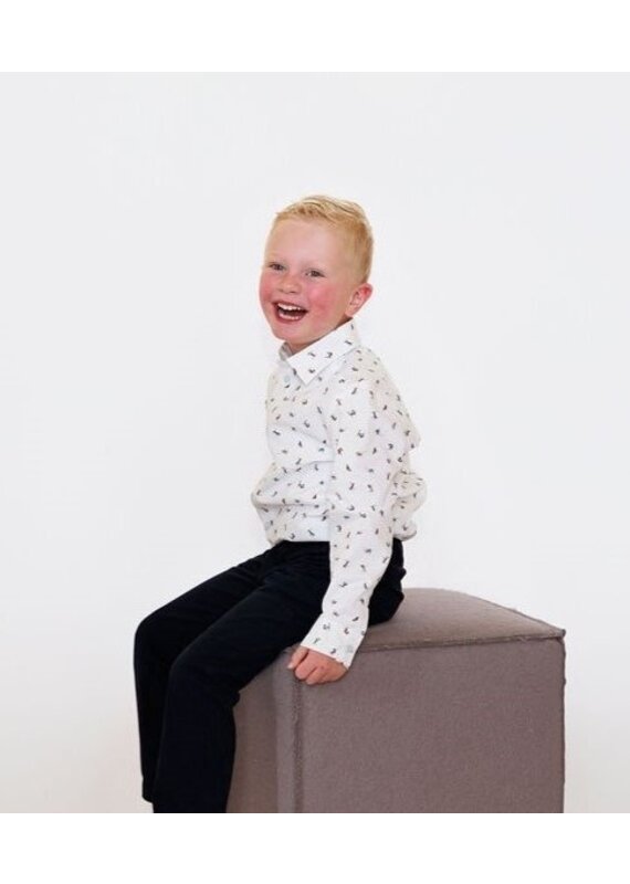 Gymp Gymp-hemd Hessel-wit/multi