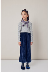 Tocoto Vintage - Velvet broek blauw