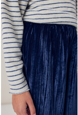 Tocoto Vintage - Velvet broek blauw