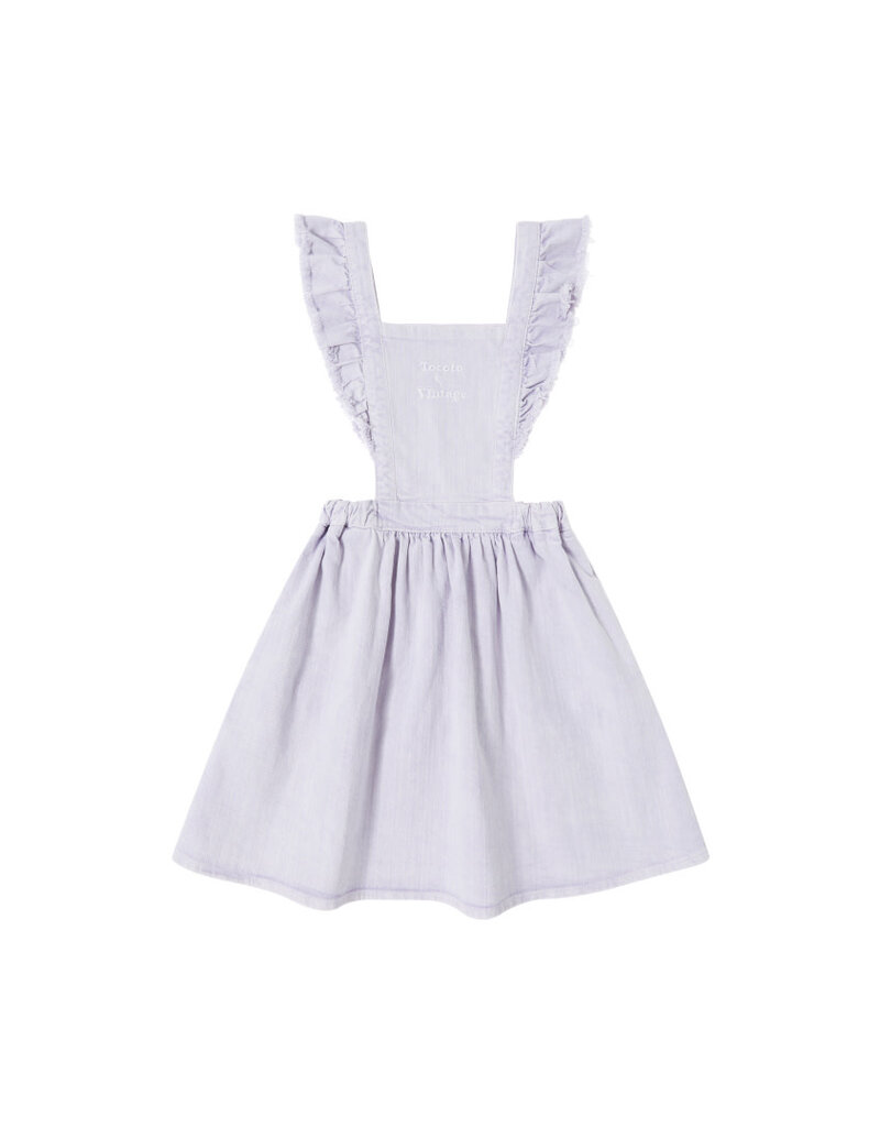 Tocoto Vintage - Denim jurk paars