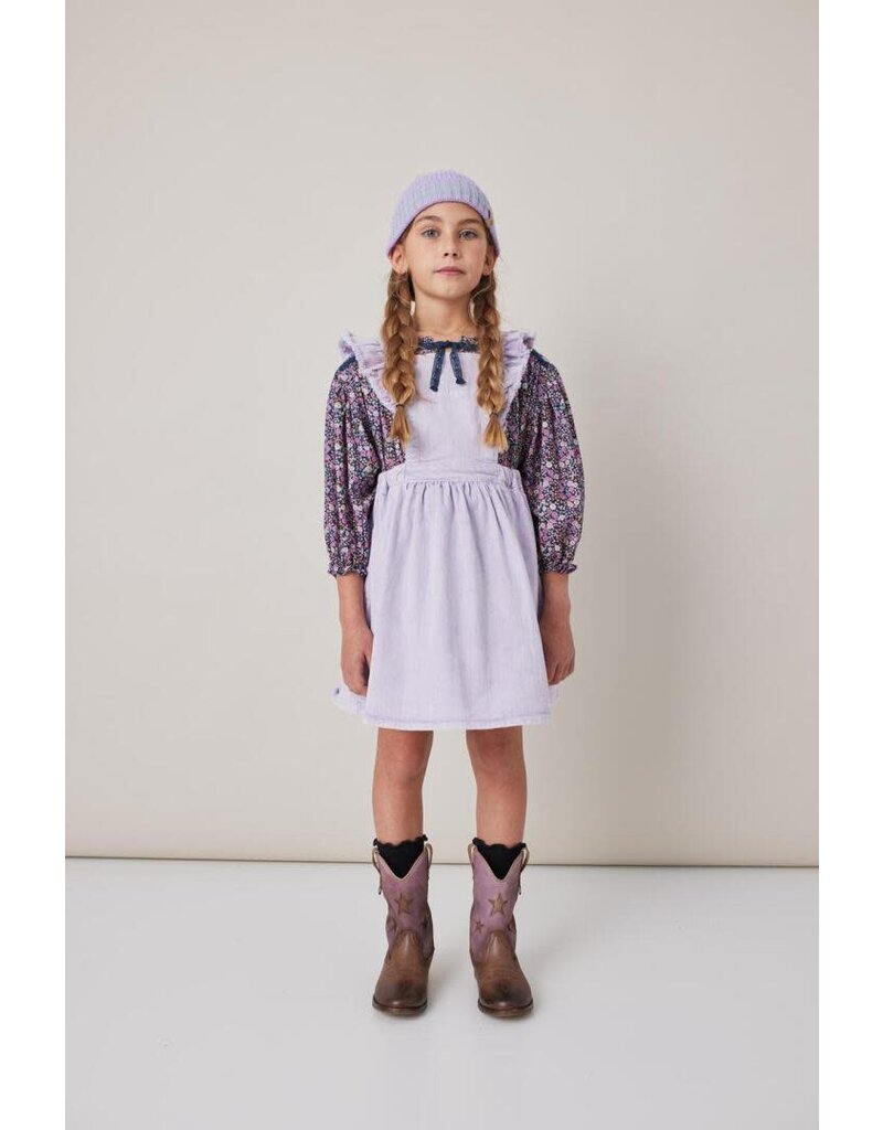 Tocoto Vintage - Blouse blauw flowers