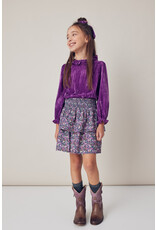 Tocoto Vintage - Blouse velvet Lila