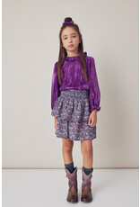 Tocoto Vintage - Blouse velvet Lila