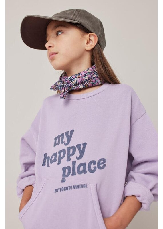 Tocoto Vintage - sweatshirt my happy place