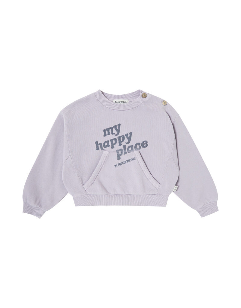 Tocoto Vintage - sweatshirt my happy place