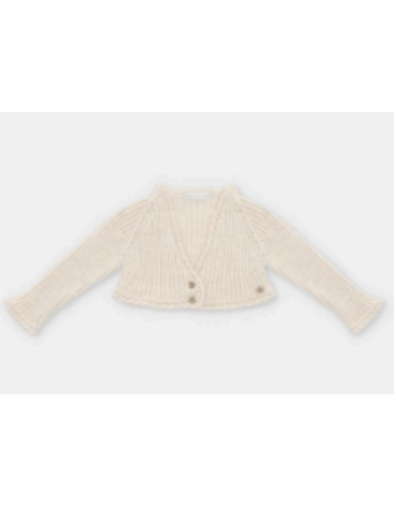 Martin Aranda Korte cardigan-sabbia-beige