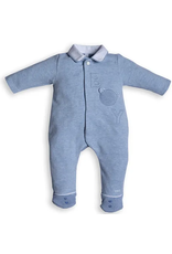 First First-rompersuit BOY azzuro