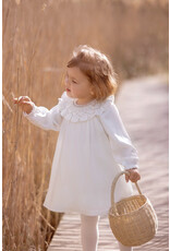 Tartine & Chocolat Tartine et Chocolat - Ceremonie jurk ecru/goud