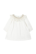 Tartine & Chocolat Tartine et Chocolat - Ceremonie jurk ecru/goud