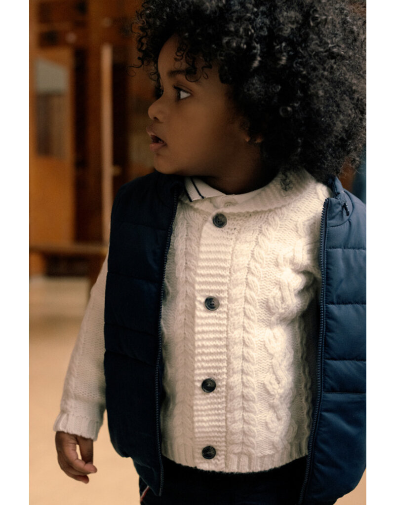 Tartine & Chocolat Tartine et Chocolat-bodywarmer donker blauw