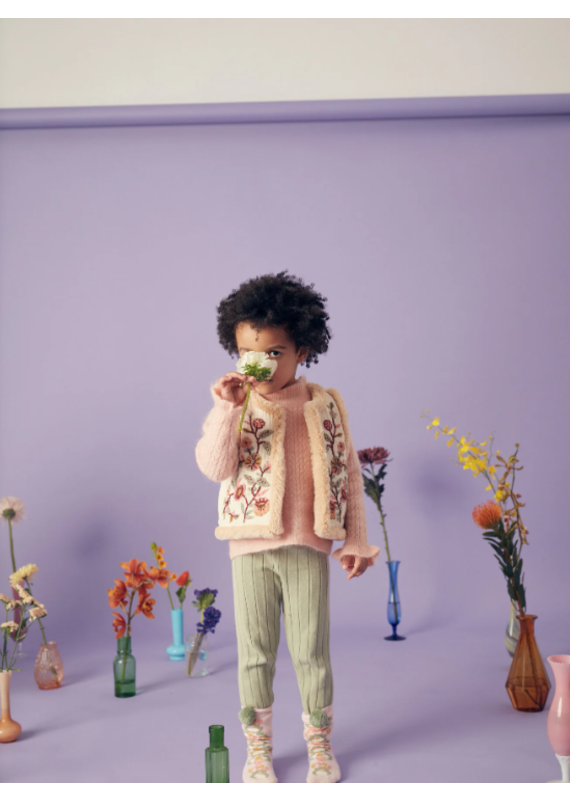 Louise Misha Vest - omkeerbaar Libra cream