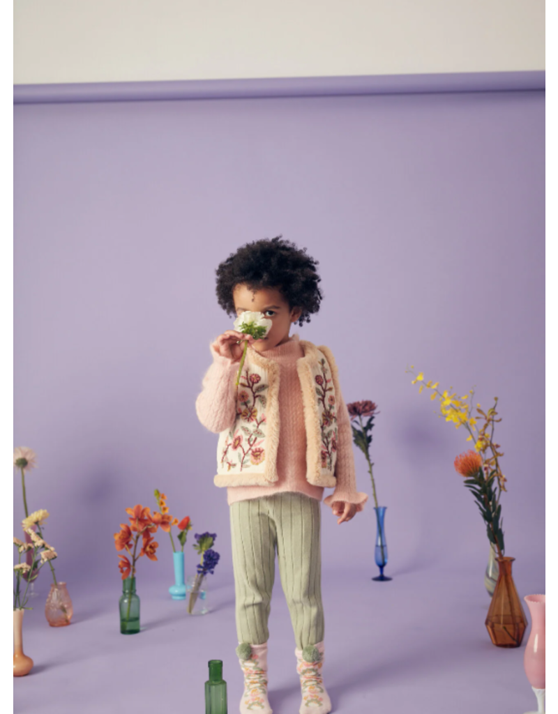 Louise Misha Vest - omkeerbaar Libra cream