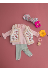 Louise Misha Vest - omkeerbaar Libra cream