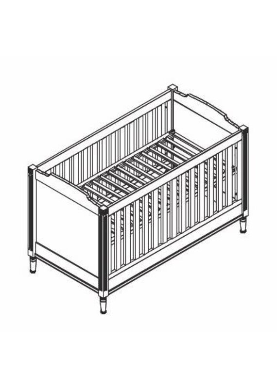 Théophile & Patachou Théophile et Patachou - Bed Louis 70 x 140cm