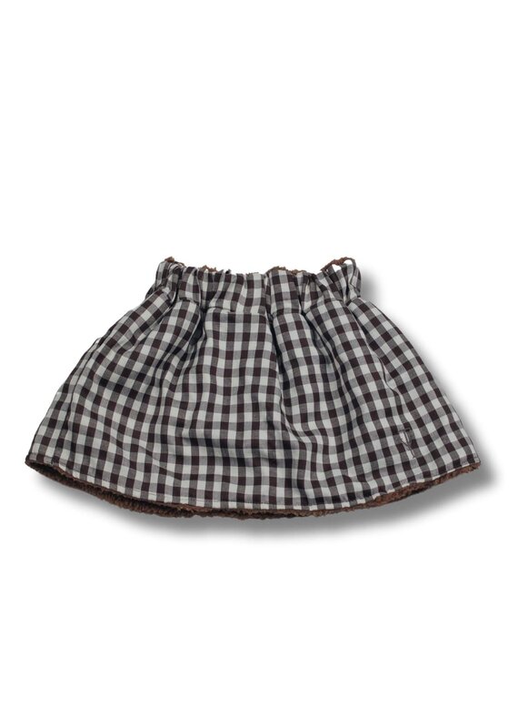 Two You Label Two You Label - Omkeerbare teddy rok bruin