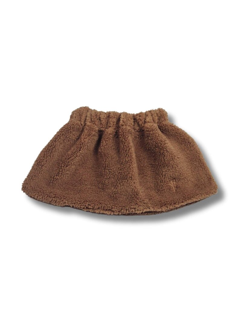 Two You Label Two You Label - Omkeerbare teddy rok bruin