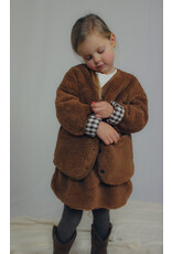 Two You Label Two You Label - Omkeerbare teddy rok bruin