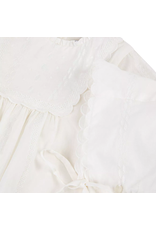Tartine & Chocolat T&C doopkleed (lang) met muts - ecru T2