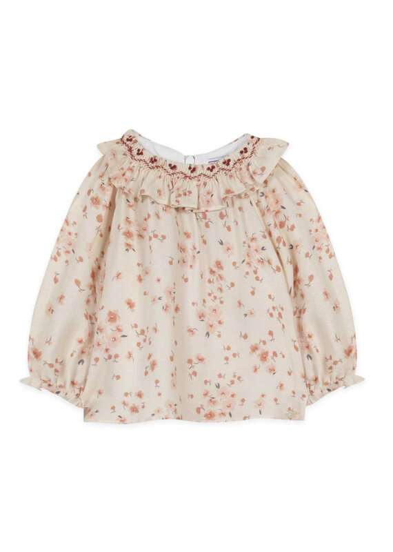 Tartine & Chocolat Tartine et Chocolat - Blouse bloemen roze