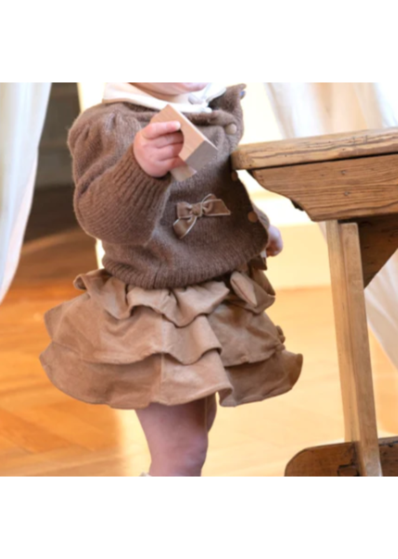 Natini Cardigan Maya donkerbruin