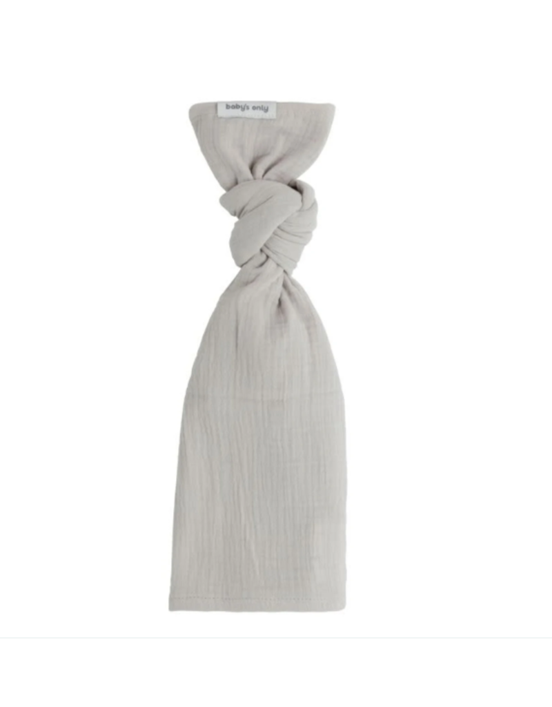 Baby's only Swaddle zilvergrijs 100x120